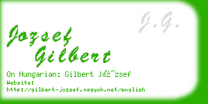 jozsef gilbert business card